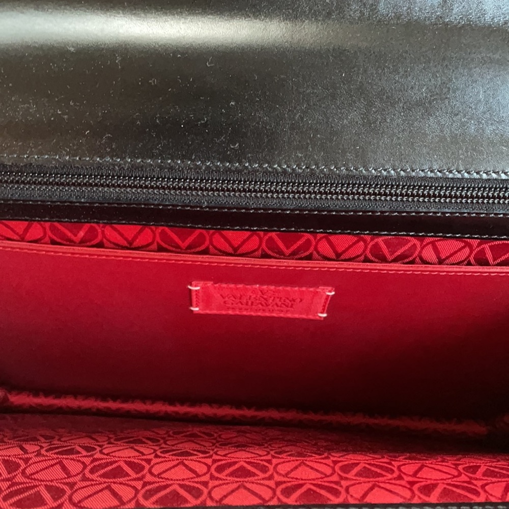 Valentino Garavani briefcase in black leather - Picture 3 of 10